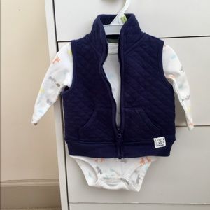 Bodysuit/Matching vest